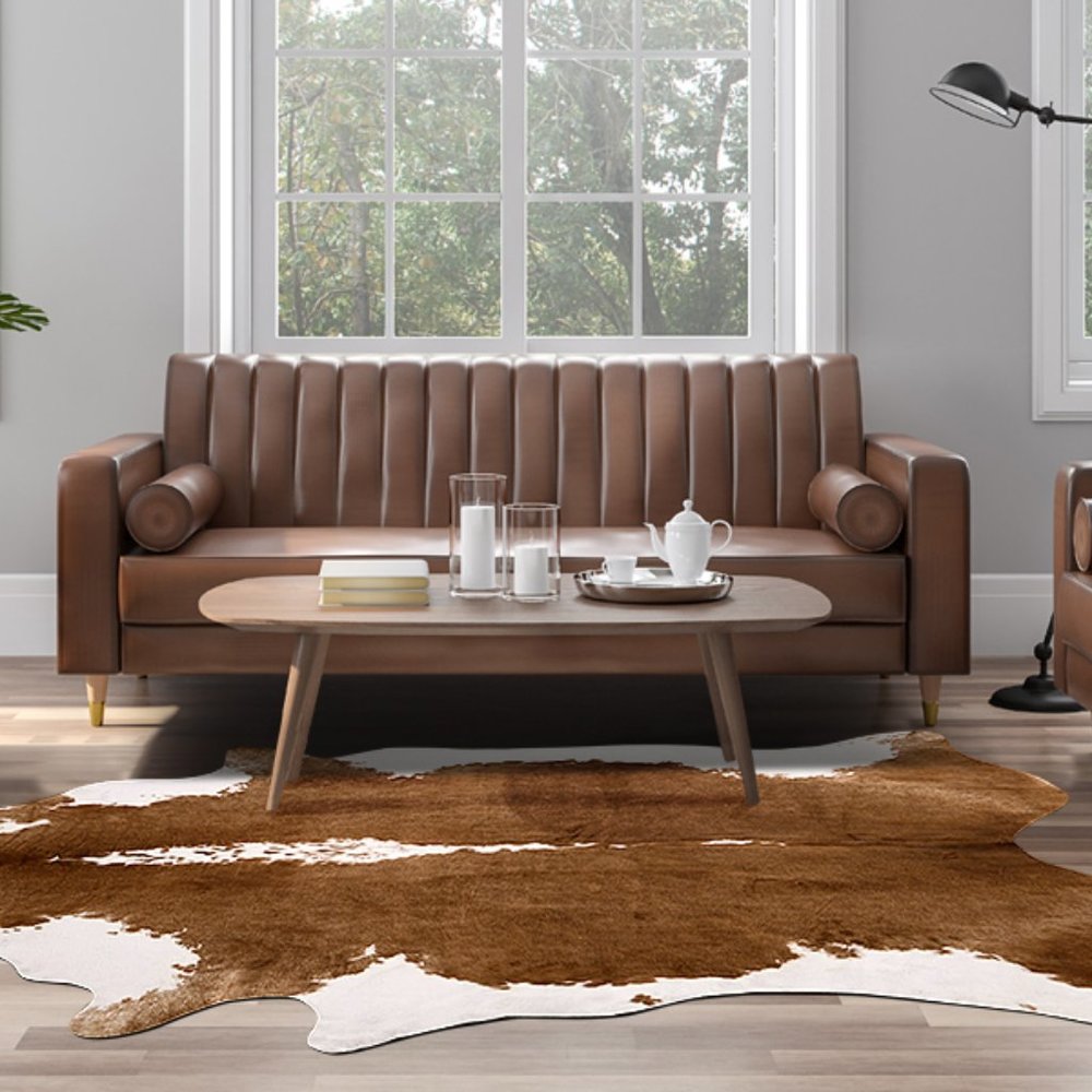 Premium Cowhide Rug AreaRug Traditional Animal Rug Stylish SIZE 43“×27” / 3.6x2.